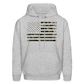 Camo Flag Men's Hoodie Multi - heather gray