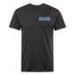 Az Clean NEW* Fitted Cotton/Poly T-Shirt by Next Level - heather black