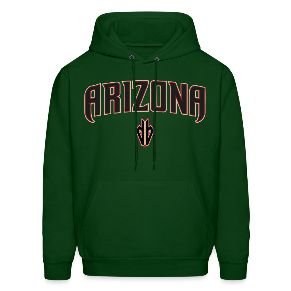 D Backs "Arizona" Men's Hoodie - forest green