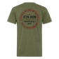 250 America Circle Fitted Cotton/Poly T-Shirt by Next Level - heather military green