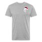 Fire + Fury Santa Cotton/Poly T-Shirt by Next Level - heather gray