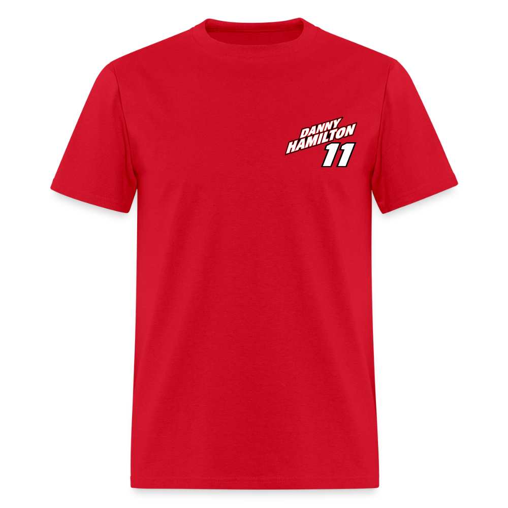Danny Hamilton Men's T-Shirt | GILDAN 5000 - red