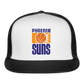 Phx Suns Trucker Hat - white/black