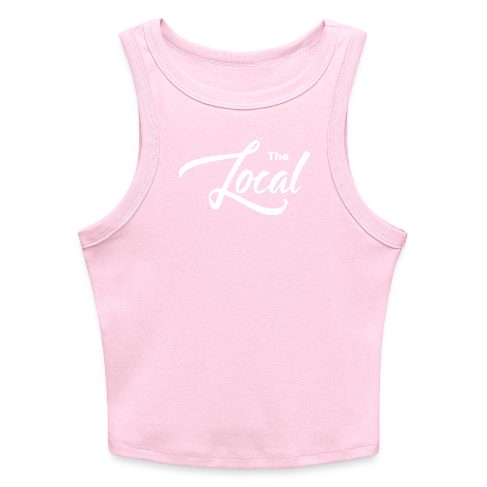 The Local - Slim Fit Rib Women's Tank Top - pink