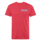 Az Clean NEW* Fitted Cotton/Poly T-Shirt by Next Level - heather red