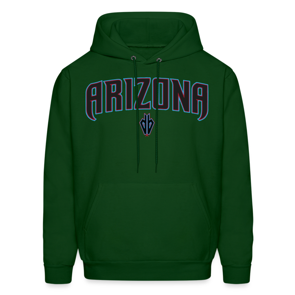 D Backs Teal Men's Hoodie - forest green