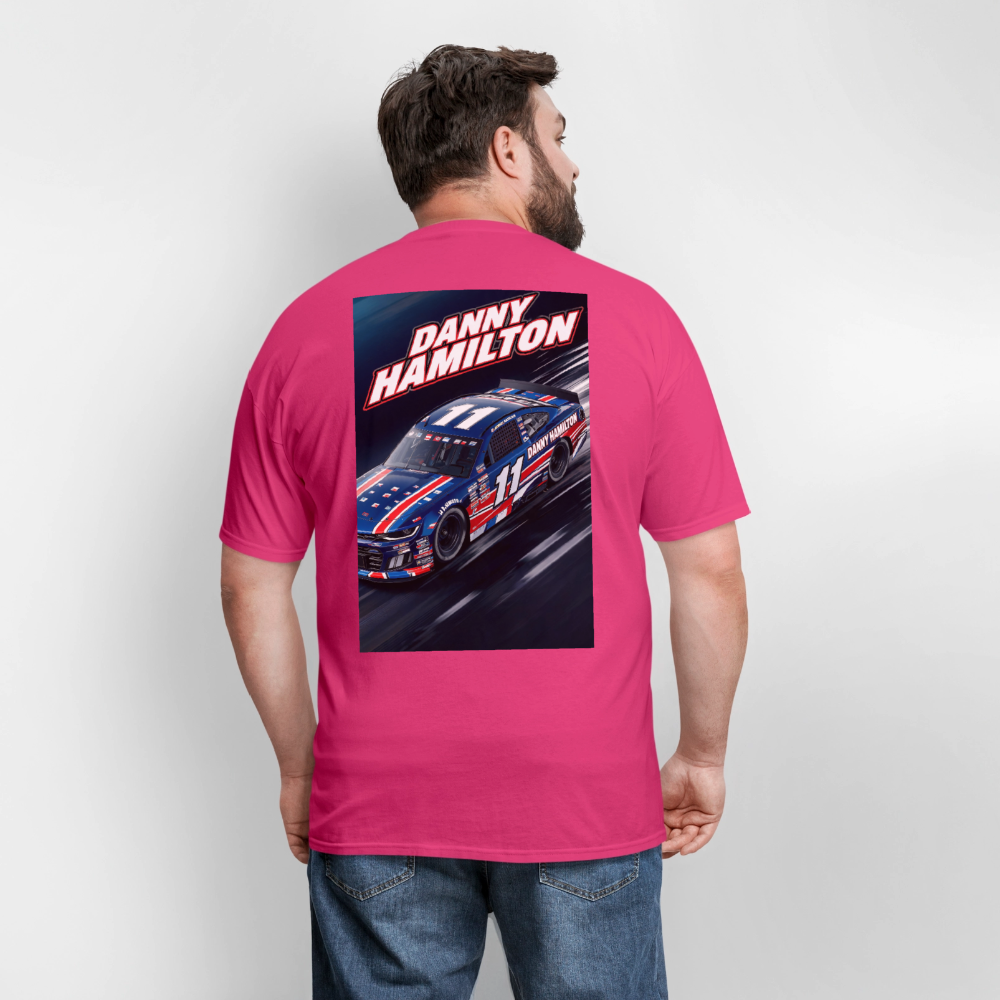 Danny Hamilton Men's T-Shirt | GILDAN 5000 - fuchsia