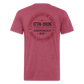 250 America Circle Fitted Cotton/Poly T-Shirt by Next Level - heather burgundy