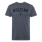 D Backs Teal ARIZONA Front Cotton/Poly T-Shirt by Next Level - heather navy