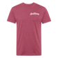 Sub  Lime B/F Fitted Cotton/Poly T-Shirt by Next Level - heather burgundy