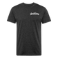Sub  Lime B/F Fitted Cotton/Poly T-Shirt by Next Level - heather black