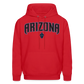 D Backs Teal Men's Hoodie - red