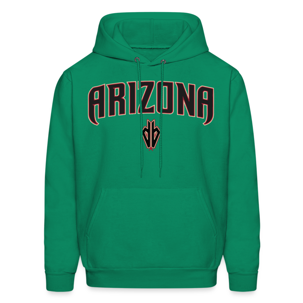 D Backs "Arizona" 1 Men's Hoodie - kelly green