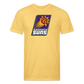Phx Suns Slant Cotton/Poly T-Shirt by Next Level - pastel yellow