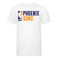 Phx Suns Old Block Cotton/Poly T-Shirt by Next Level - white
