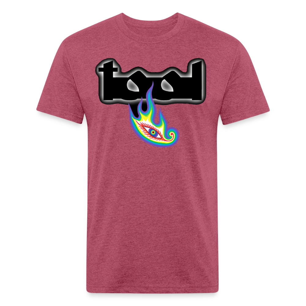 Tol 1 Fitted Cotton/Poly T-Shirt by Next Level - heather burgundy