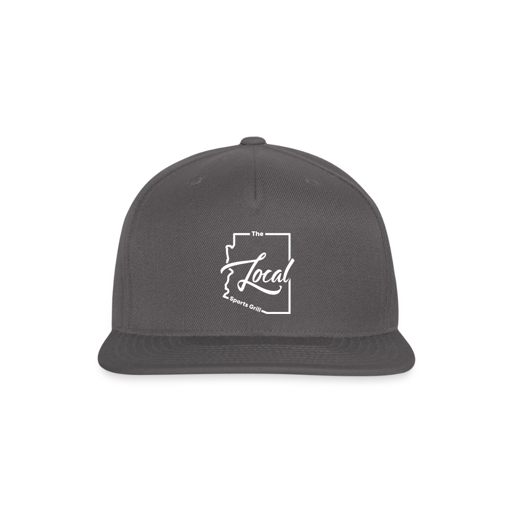 The Local - Snapback Baseball Cap - dark grey