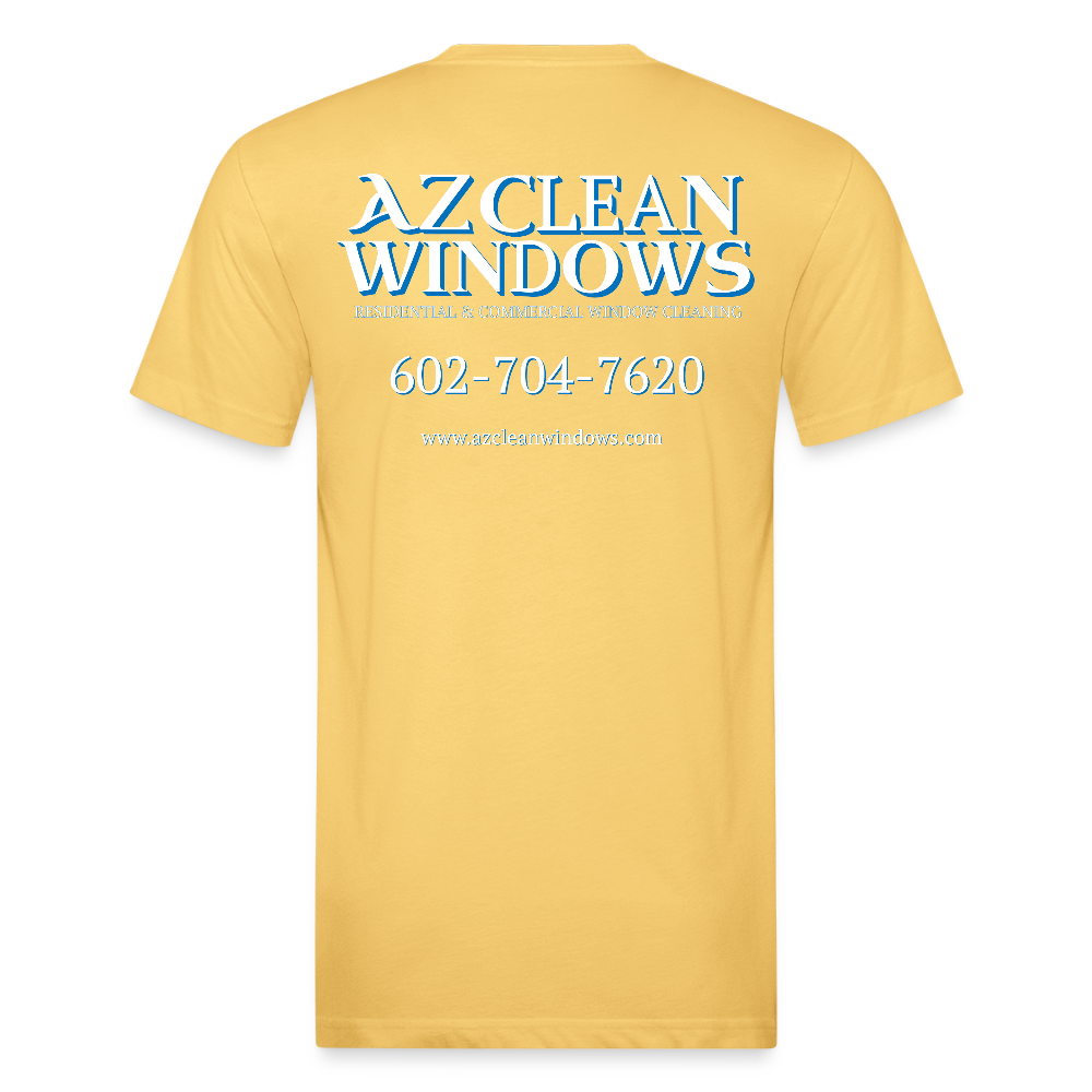 Az Clean NEW* Fitted Cotton/Poly T-Shirt by Next Level - pastel yellow