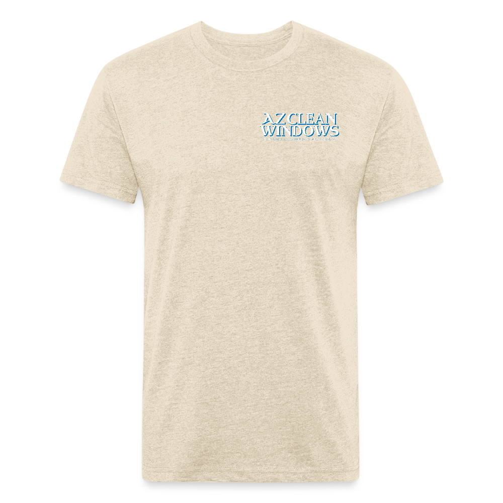 Az Clean NEW* Fitted Cotton/Poly T-Shirt by Next Level - heather cream