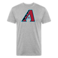 D Baks Front & Back Cotton/Poly T-Shirt by Next Level - heather gray