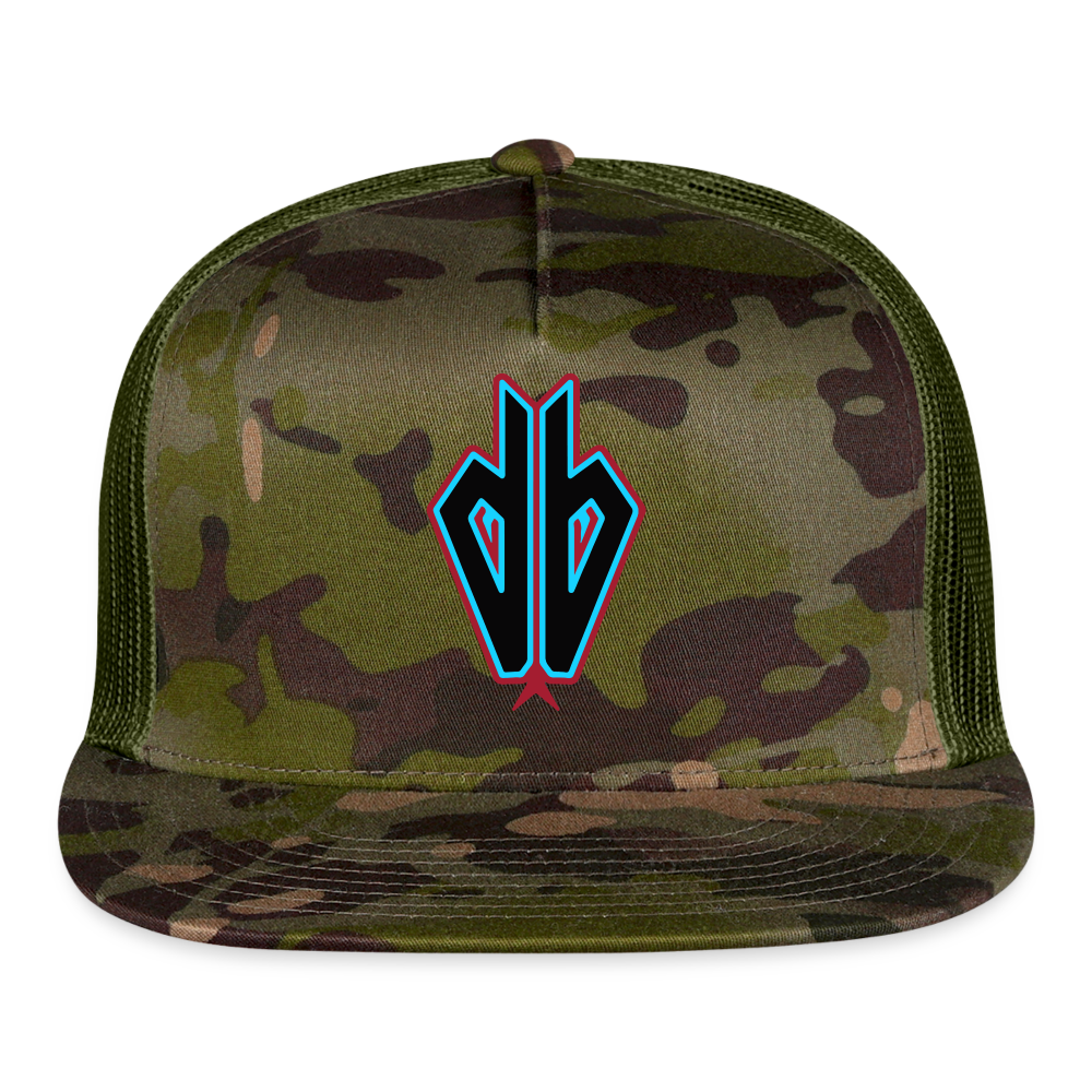 D Baks Trucker Hat - MultiCam\green