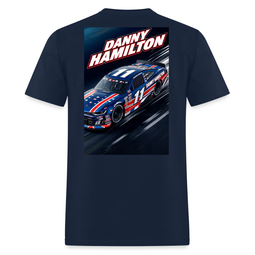 Danny Hamilton Men's T-Shirt | GILDAN 5000 - navy