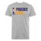 Phx Suns Old Block Cotton/Poly T-Shirt by Next Level - heather gray