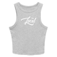 The Local - Slim Fit Rib Women's Tank Top - heather gray