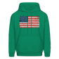 American Flag Color / Multi Men's Hoodie - kelly green
