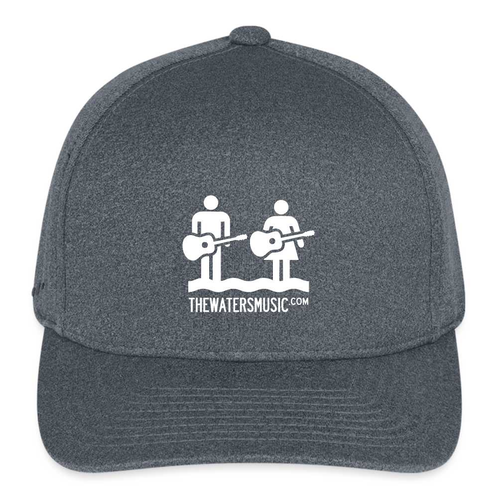 The Waters Flexfit  Melange Baseball Cap - dark heather gray