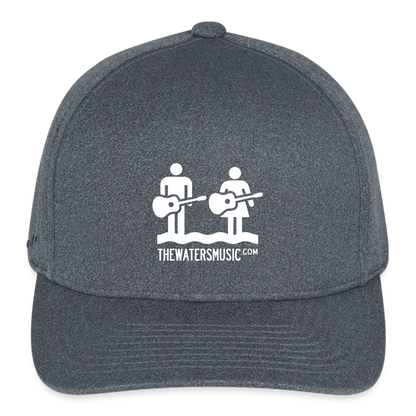The Waters Flexfit  Melange Baseball Cap - dark heather gray
