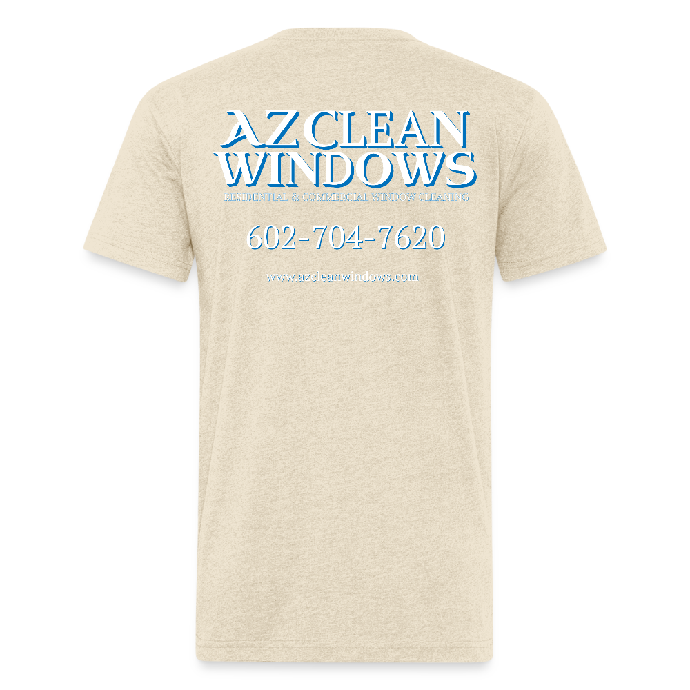 Az Clean NEW* Fitted Cotton/Poly T-Shirt by Next Level - heather cream
