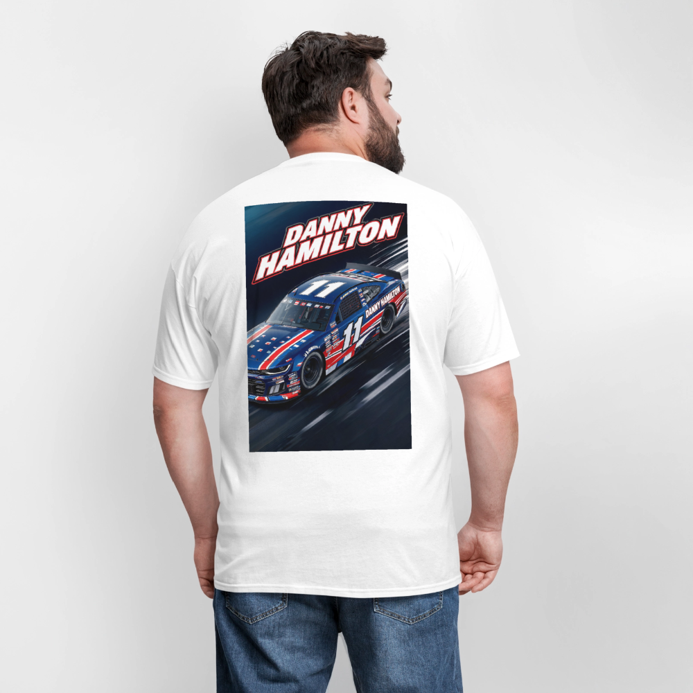 Danny Hamilton Men's T-Shirt | GILDAN 5000 - white