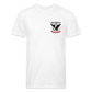 250 America Circle Fitted Cotton/Poly T-Shirt by Next Level - white