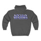 Az Clean R Blue Full Zip Hooded Sweatshirt