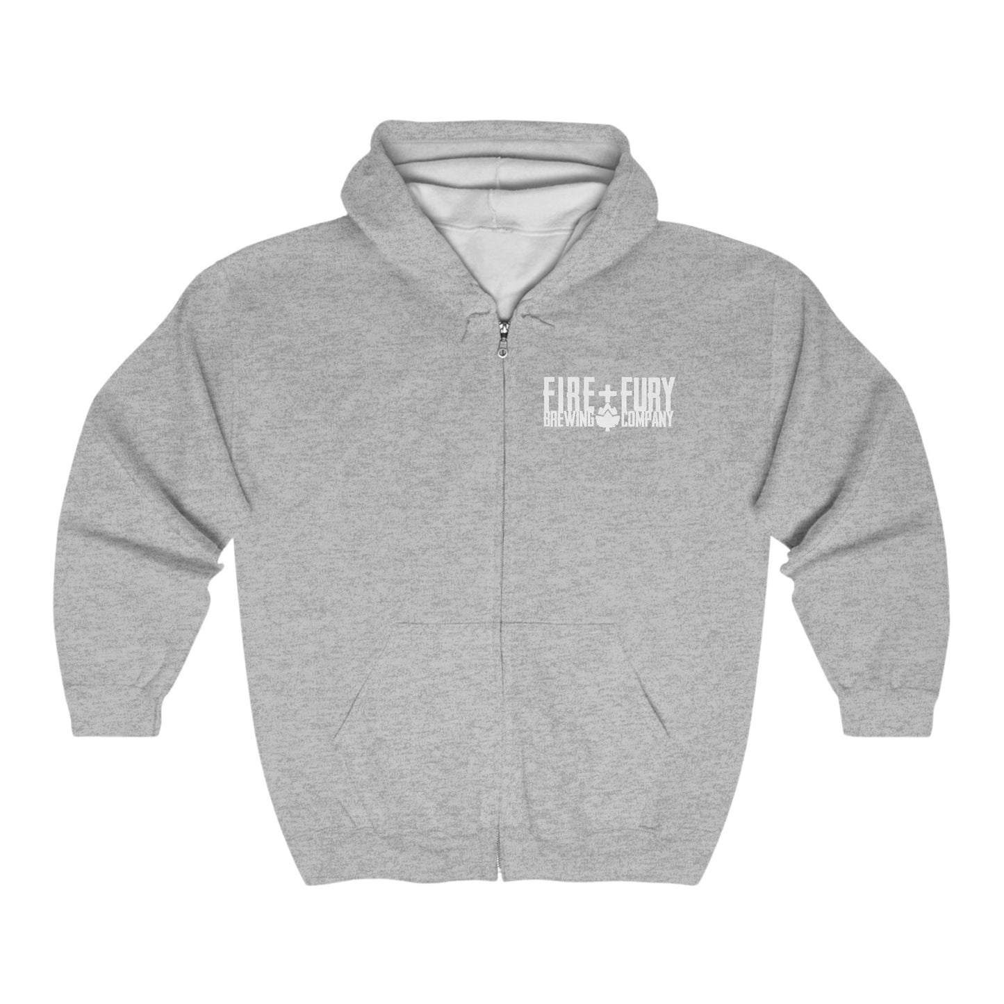 Fire + Fury Full Zip Hooded Sweatshirt