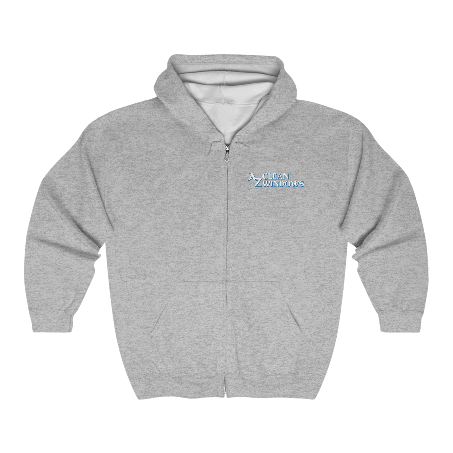 Az Flat Unisex Heavy Blend™ Full Zip Hooded Sweatshirt