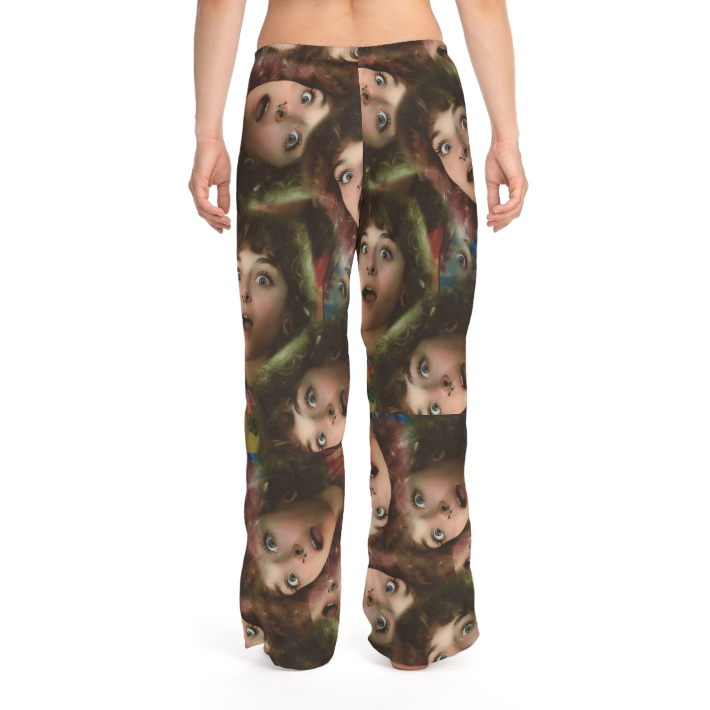 Journee Face Women's Pajama Pants (AOP)
