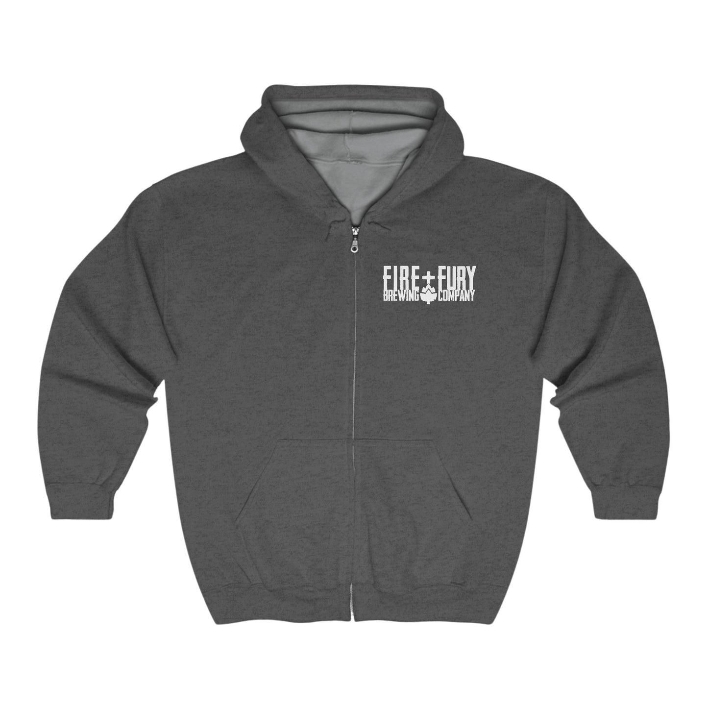 Fire + Fury Full Zip Hooded Sweatshirt
