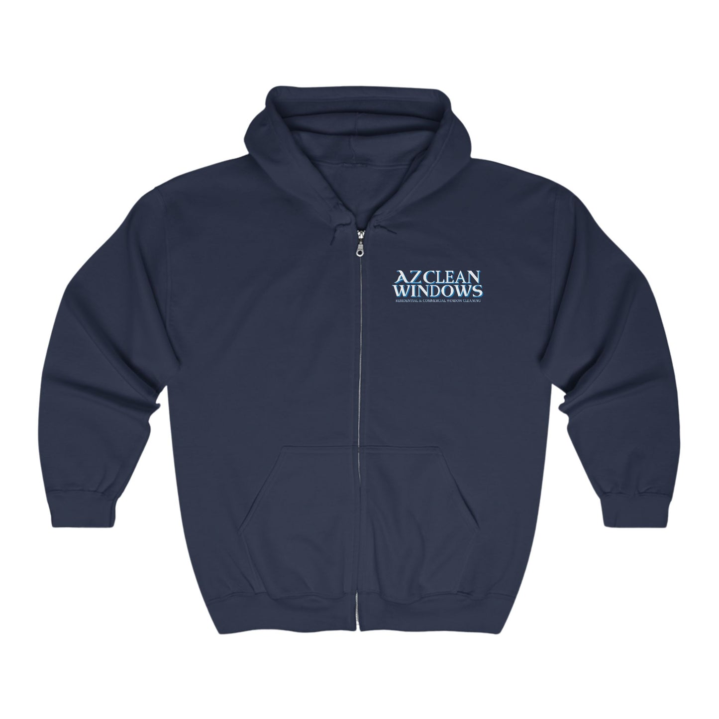 Az Windows Full Zip Hooded Sweatshirt