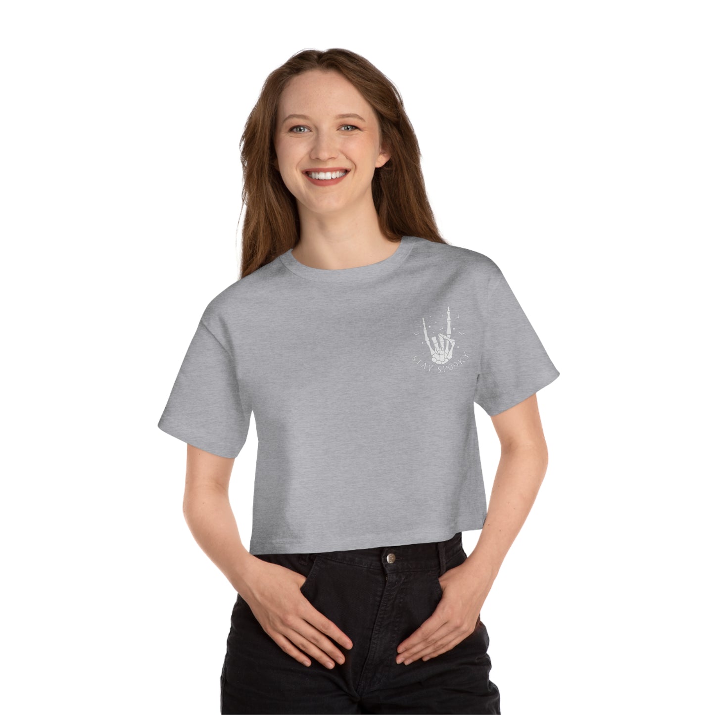 Woodsboro Cropped T-Shirt printify