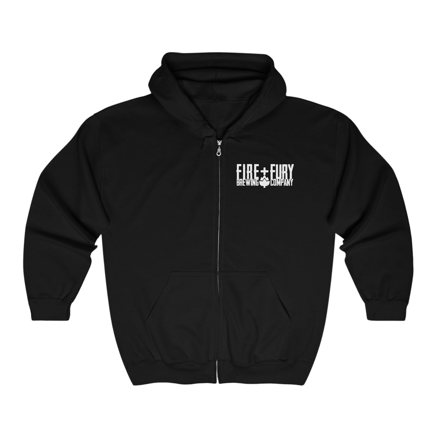 Fire + Fury Full Zip Hooded Sweatshirt