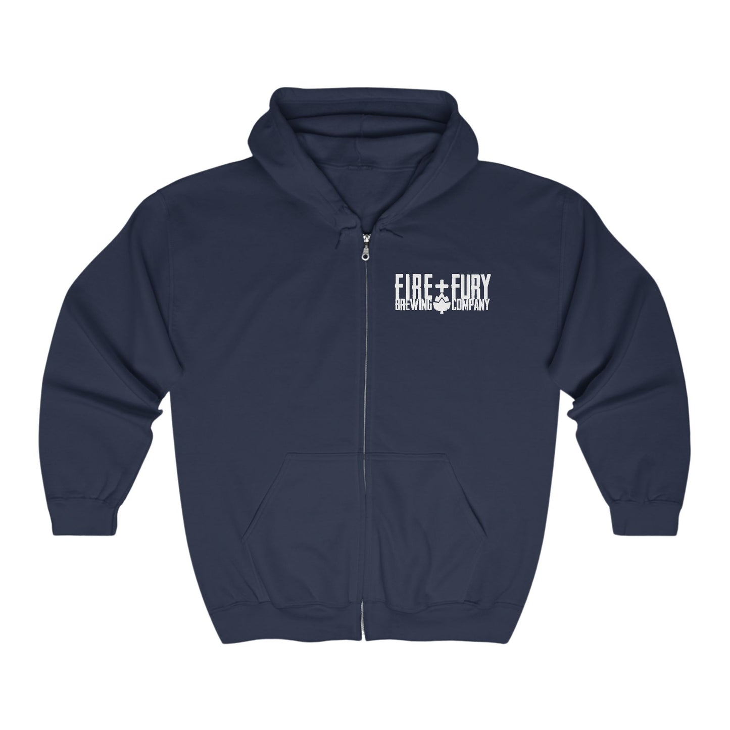 Fire + Fury Full Zip Hooded Sweatshirt