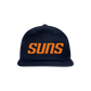 Sunns Snapback Baseball Cap - navy
