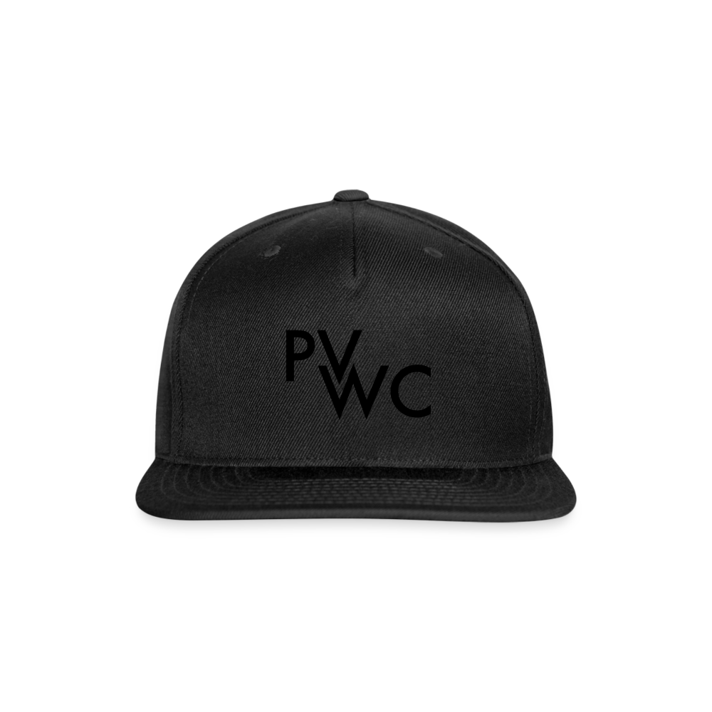 PVWC Snapback Baseball Cap BLK - black