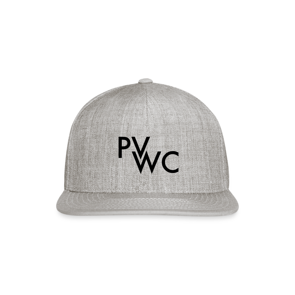 PVWC Snapback Baseball Cap BLK - heather gray