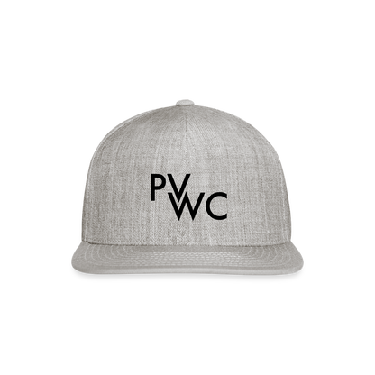 PVWC Snapback Baseball Cap BLK - heather gray