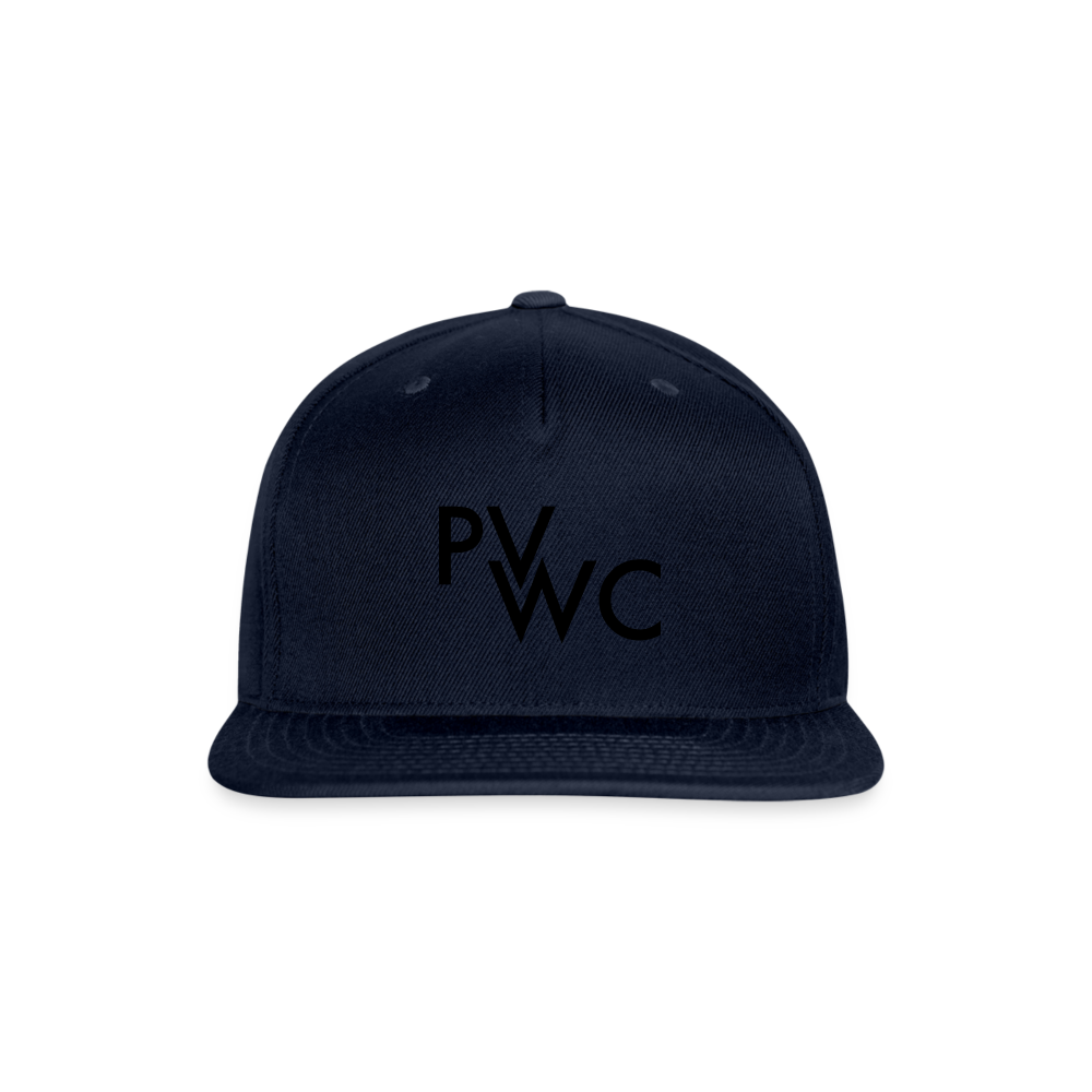 PVWC Snapback Baseball Cap BLK - navy