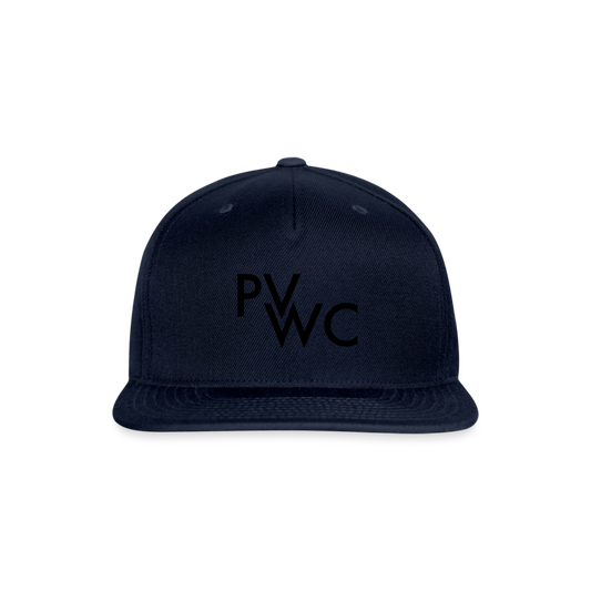 PVWC Snapback Baseball Cap BLK - navy