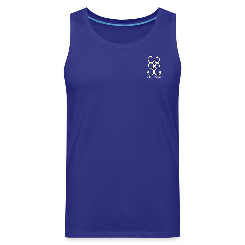 333 Script Men’s Premium Tank - royal blue